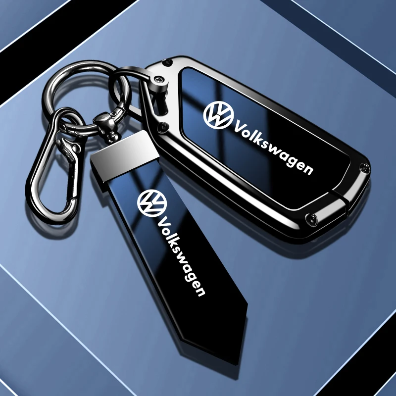 Fashion Zinc Alloy Car Remote Key Case Cover For VW Volkswagen Golf 8 2020 Skoda Octavia A8 2021 SEAT Leon MK4 Key Accessories