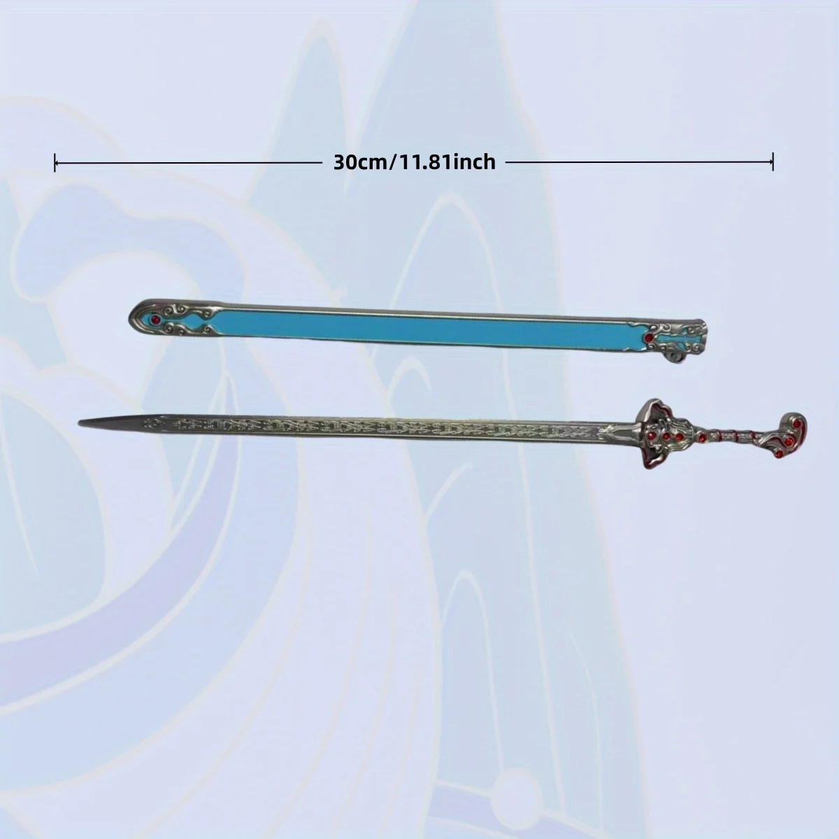 Espada katana de metal chinesa antiga, 11.8 polegadas, faca ninja, samurai original, sabre katana japonês, acessórios de cosplay, brinquedo adereço