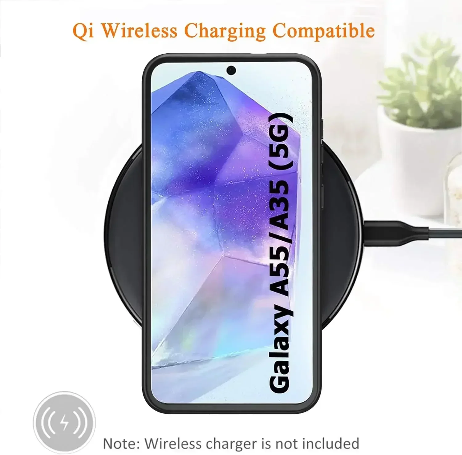 10000Mah Wireless Charging Power Case for Samsung Galaxy A35 A55 Battery Charger Case for Magsafe Power Bank for Samsung A35 A55