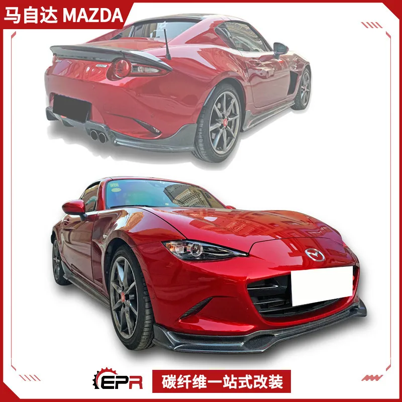 

Подходит для модели ESQ модификации из углеродного волокна Miata Mazda MX5 ND, полный комплект небольших корпусов, передних и задних боковых хвостов.