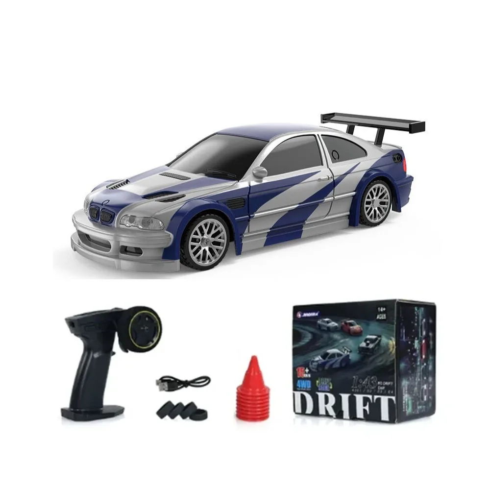 2.4G RC Drift Car 1/43 4WD Remote Control Car High Speed Four Wheel Drive Radio Controlled Mini Racing Car Model Boy Toy Gift