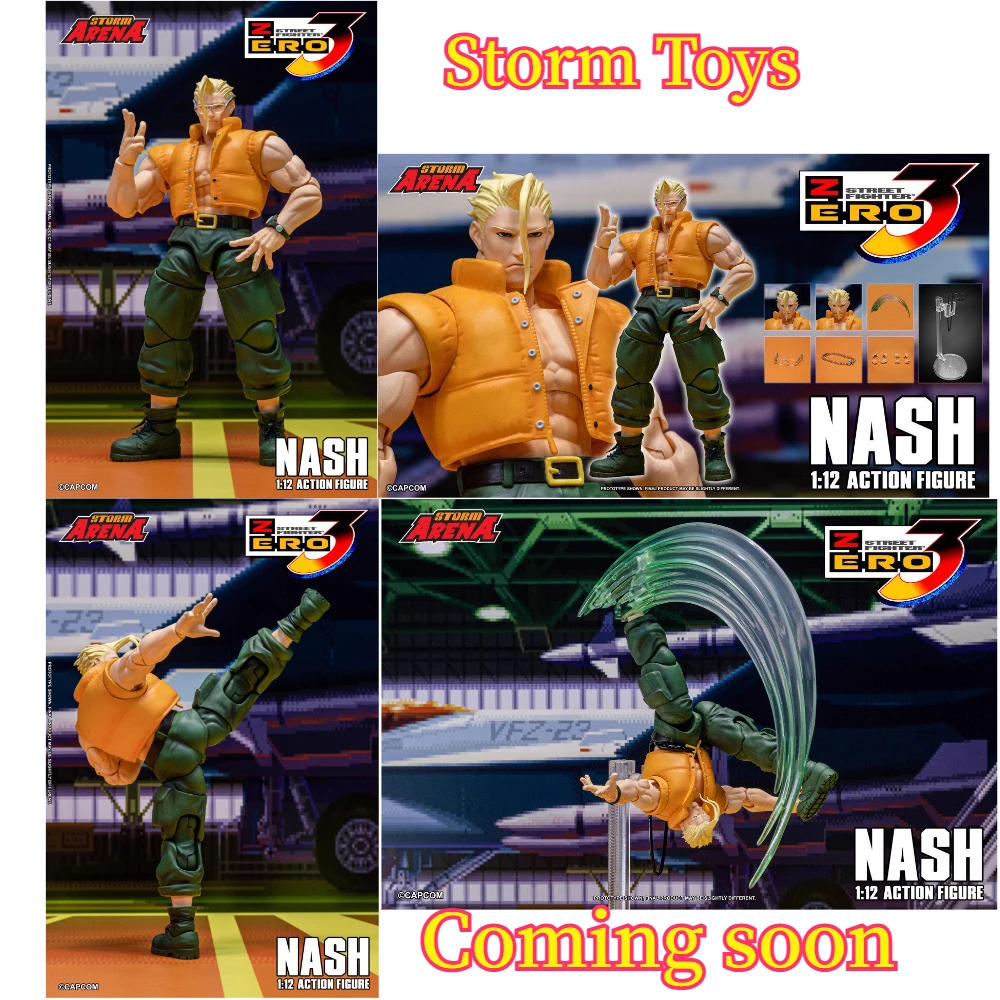 

【In Stock & Ready to Ship】STORM TOYS Street Fighter Alpha 3 Nash 1/12 Scale Action Figure Collectible Toy