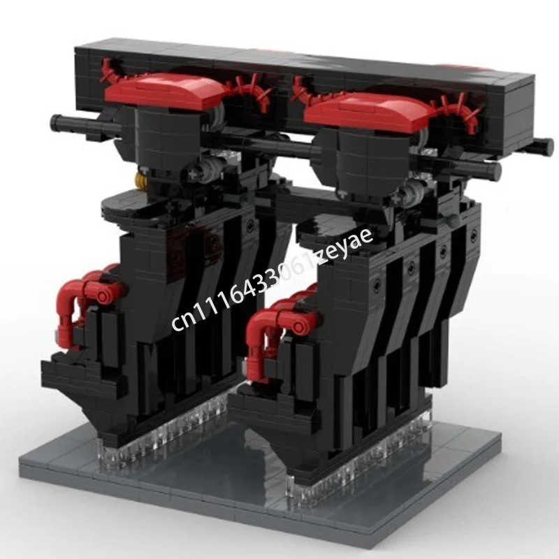 1347PCS Nemesis Reborn Roller Coaster MOC Theme Park Model Custom Building Blocks DIY Assembly Educational Toy Collection Gifts
