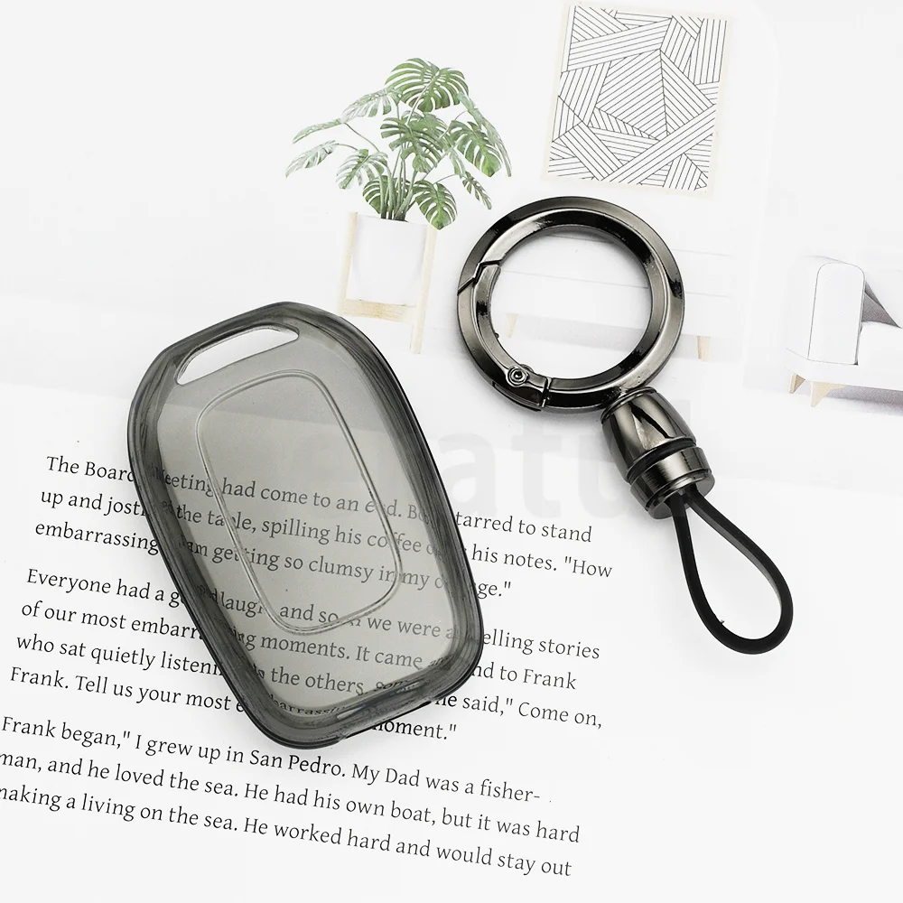 Auto Shell Fob Accessories For Renault Kwid Traffic Symbol for Dacia Sandero Logan Duster Car Key Case Cover Keyring Keychain