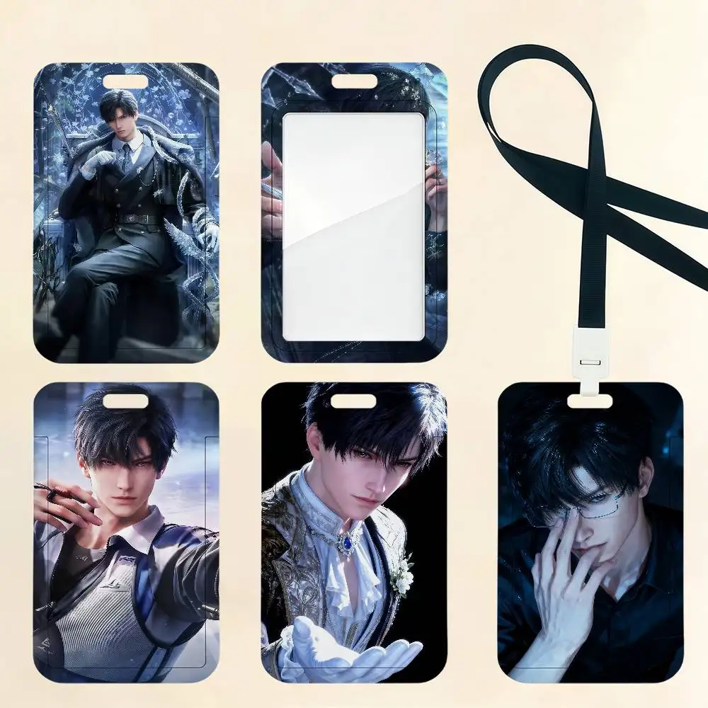 Game Love and Deepspace Zayne Card Holder Corporate Business Work Badge Holders Uisex Credit Bus Daily Commute ID Case