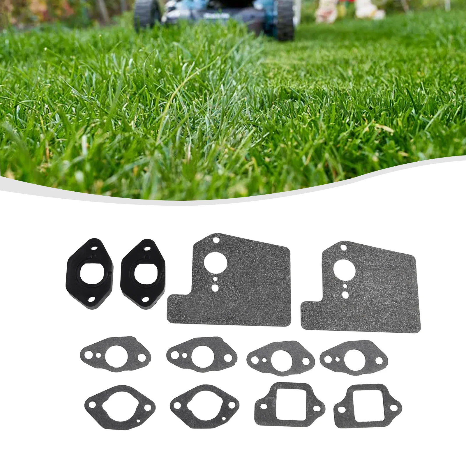 

12pcs Carburetor Insulator Gaskets for Honda GCV190 GSV190 GCV160A Engine 2 Sets for Lawn Mower Maintenance and Repair