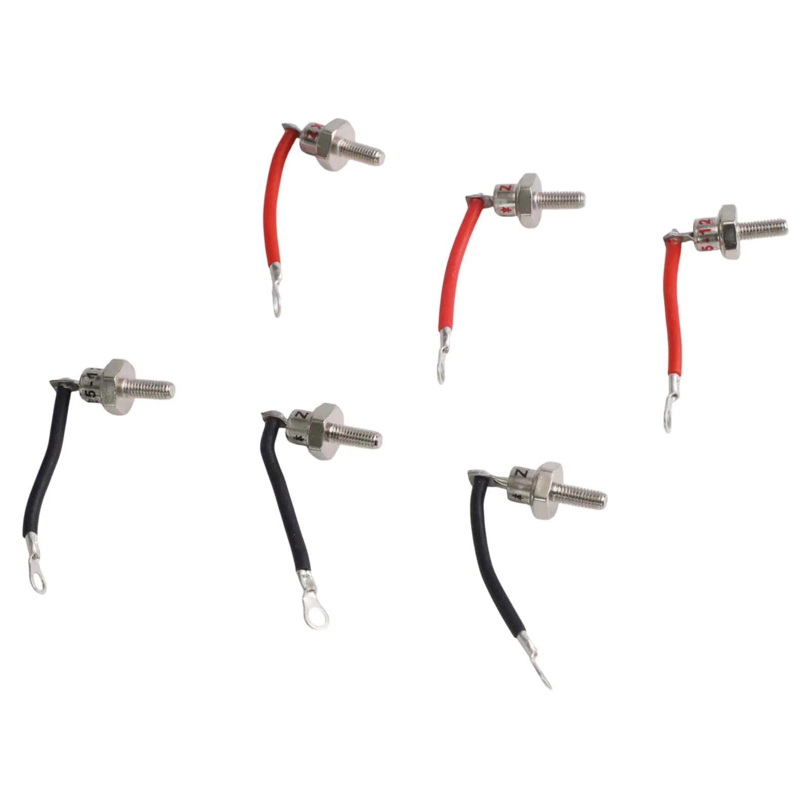 Diode Set Positive Red Diode Set Negative Black Wire Varistors For Generator RSK2001 Electronic Accessories Diode Rectifier Kit