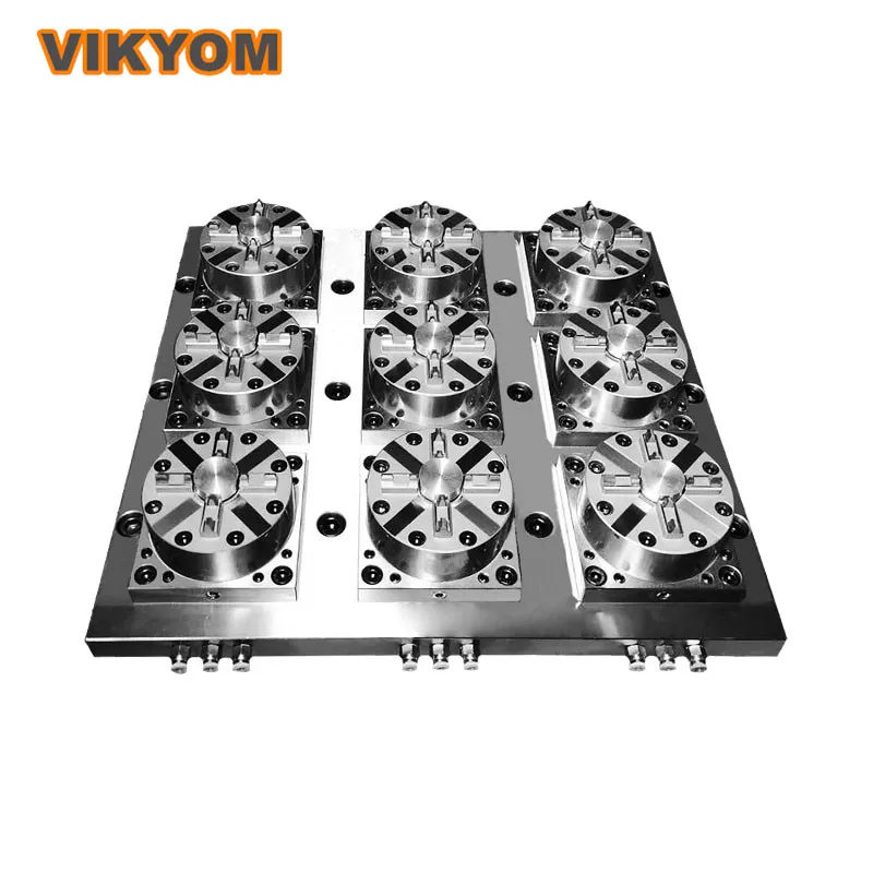 3R High Precision Chrome Steel Material D100 Type 9 Head CNC Pneumatic Chuck Fixture Support Customization