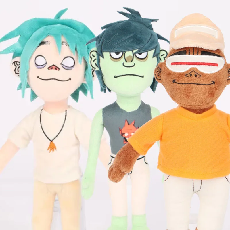 

New Anime Gorillaz Noodle Plush Cute 2D Murdoc Niccals Russel Hobbs Peripherals Plush Doll Toy