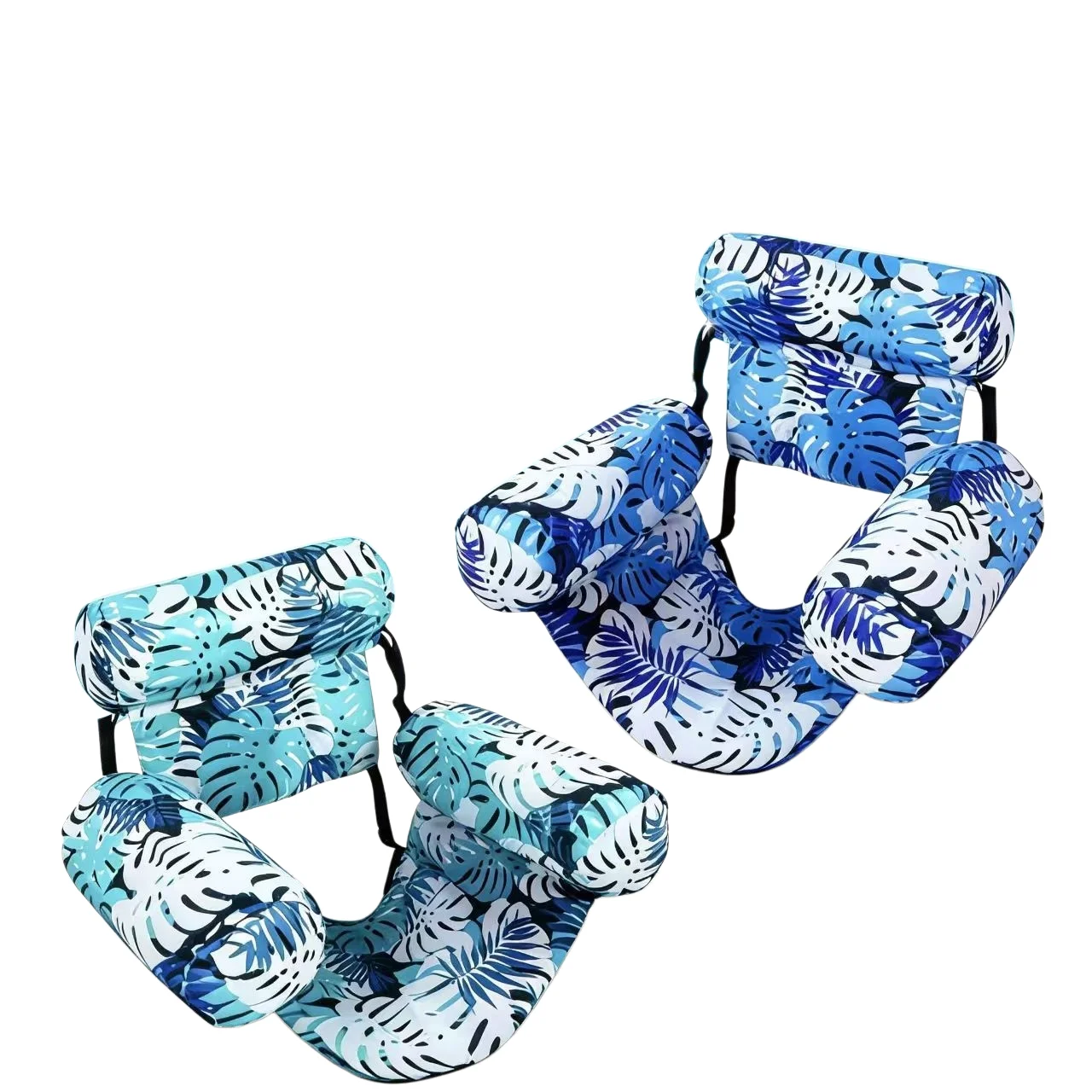 Adult Inflatable Pool Float Chair with Arm & Backrest Water Recliner Hammock for Summer Fun - Lounger for Swimming Pools view 3