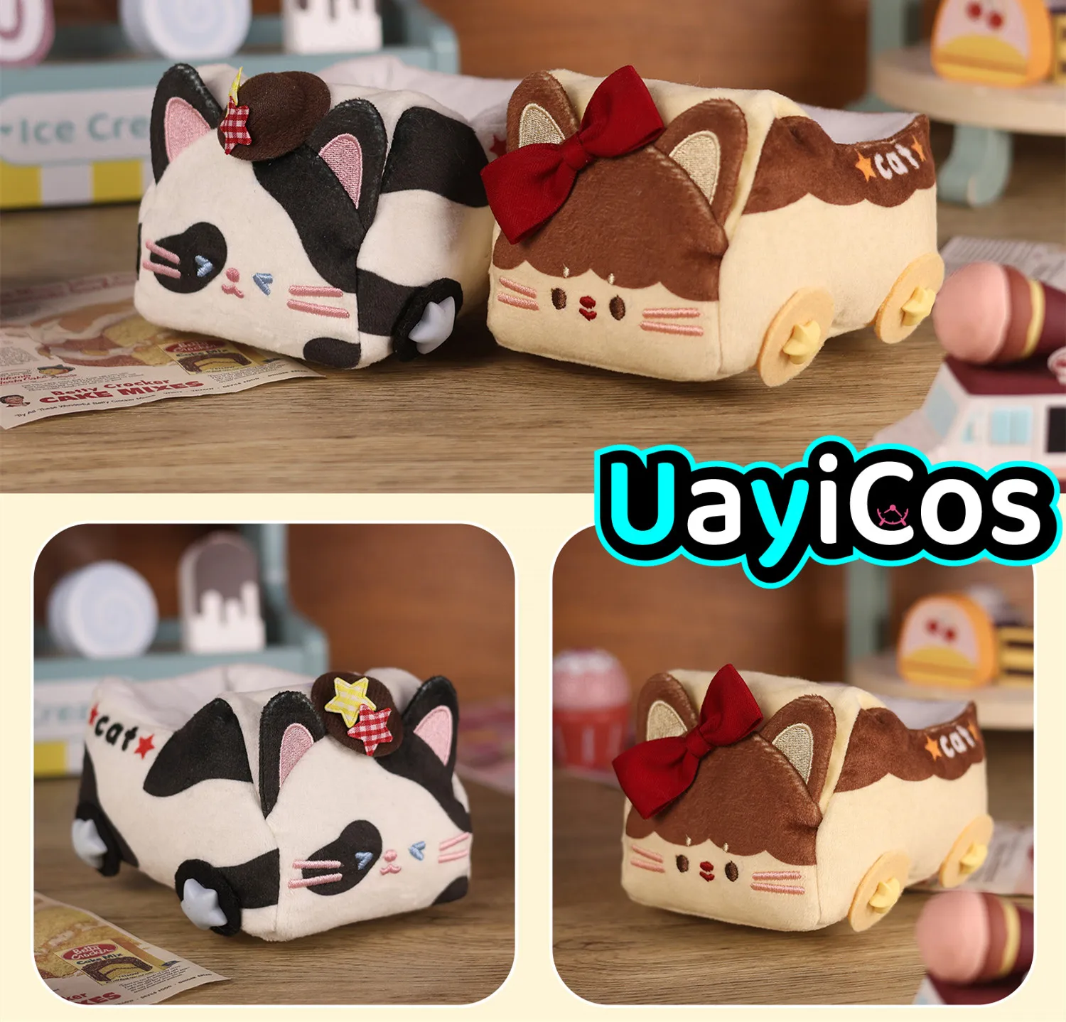 

10cm Doll Clothes Pudding Cows Cat Ear Car Fashion Cute Costume Suit Doll Accessories Anime Game Toy Kids Gifts Cosplay