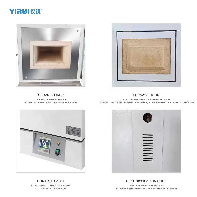High Temperature Box Muffle Furnace Box Chamber Furnace  High Temperature Box Type Lab Muffle Furnace