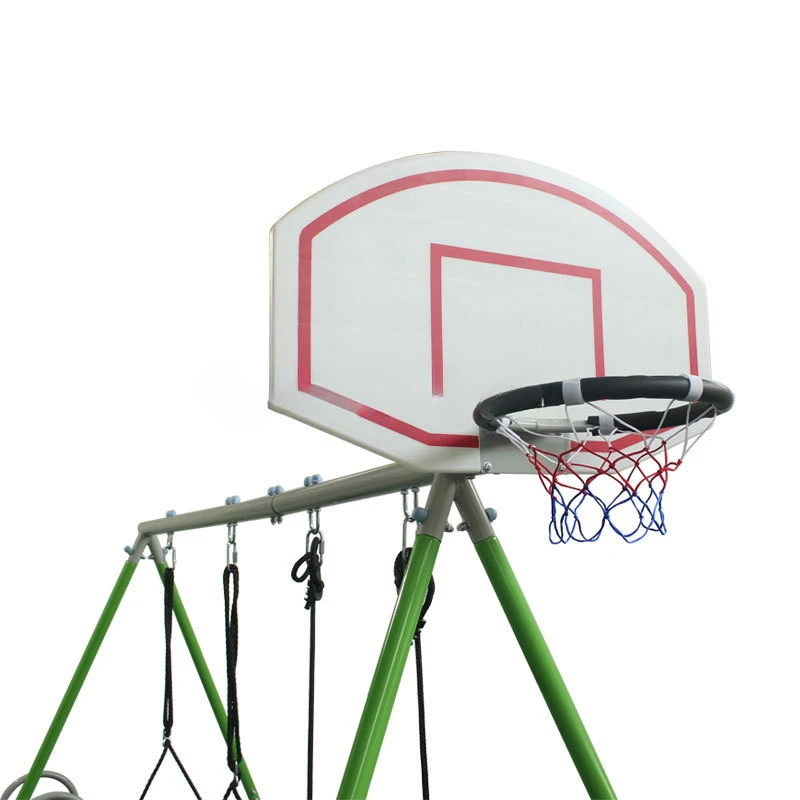 Nuovo altalena per scivolo all'aperto personalizzata per parco giochi per bambini Altalena e scivolo per bambini con legatura nel basket