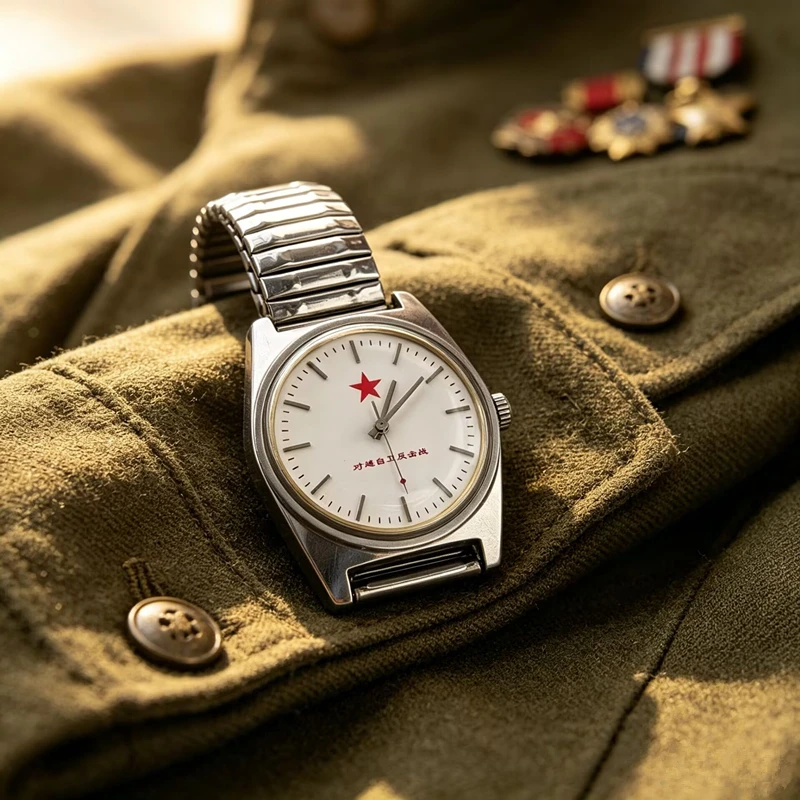 DUGARY Vintage Manual Mechanical Watch for men 90s Inventory China commemorates Wristwatches Brand Relogio Masculino Clock