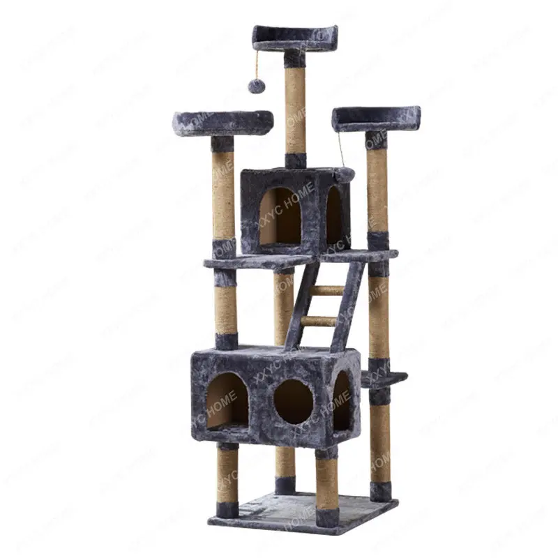 

Cat Villa Large Cat Scratch Trees Scratching Pole Cat Nest Picture Labeling Cat Toys