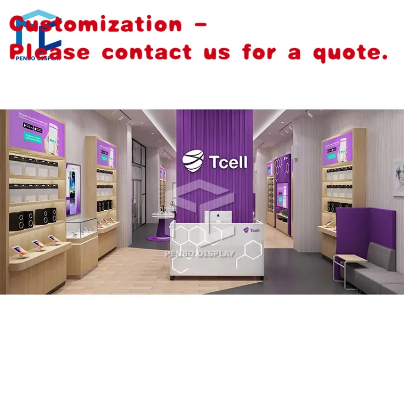 custom.Computer Store Design Factory Modern Computer Retail Store Design Electronic Laptop Showroom