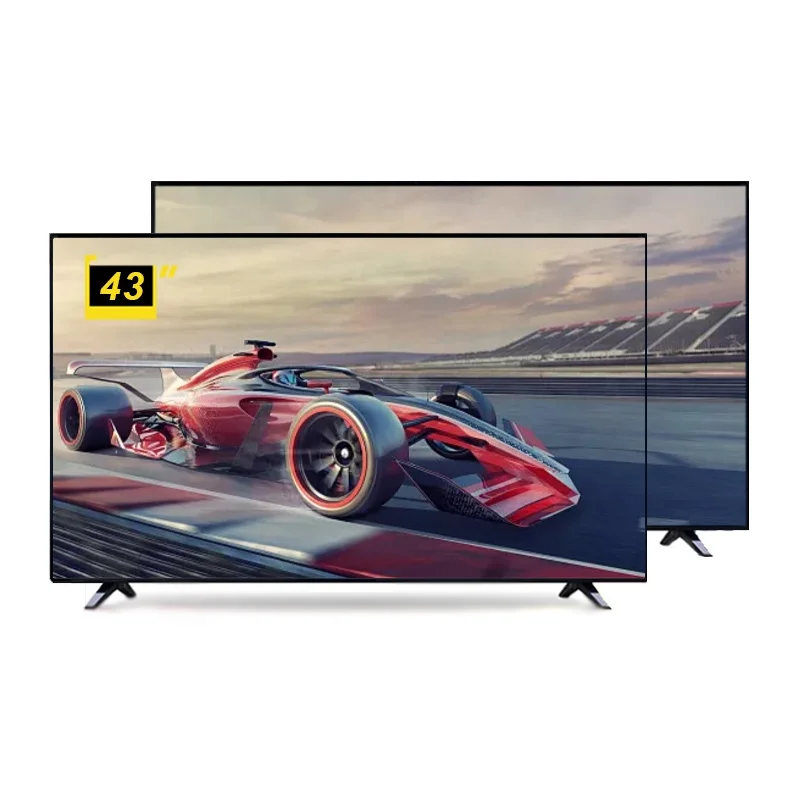 

High end customized TV STLF ZJWHigh Quality Manufacturer 4k Smart Led Television Slim Model 43 Inch Flat Screen Android Led TV