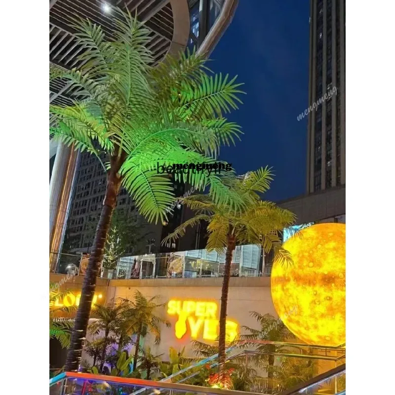 

Large Simulation Green Plant Coconut Tree Palm Tree Hotel Supermarket Landscaping Decoration Bionic Fake Trees N