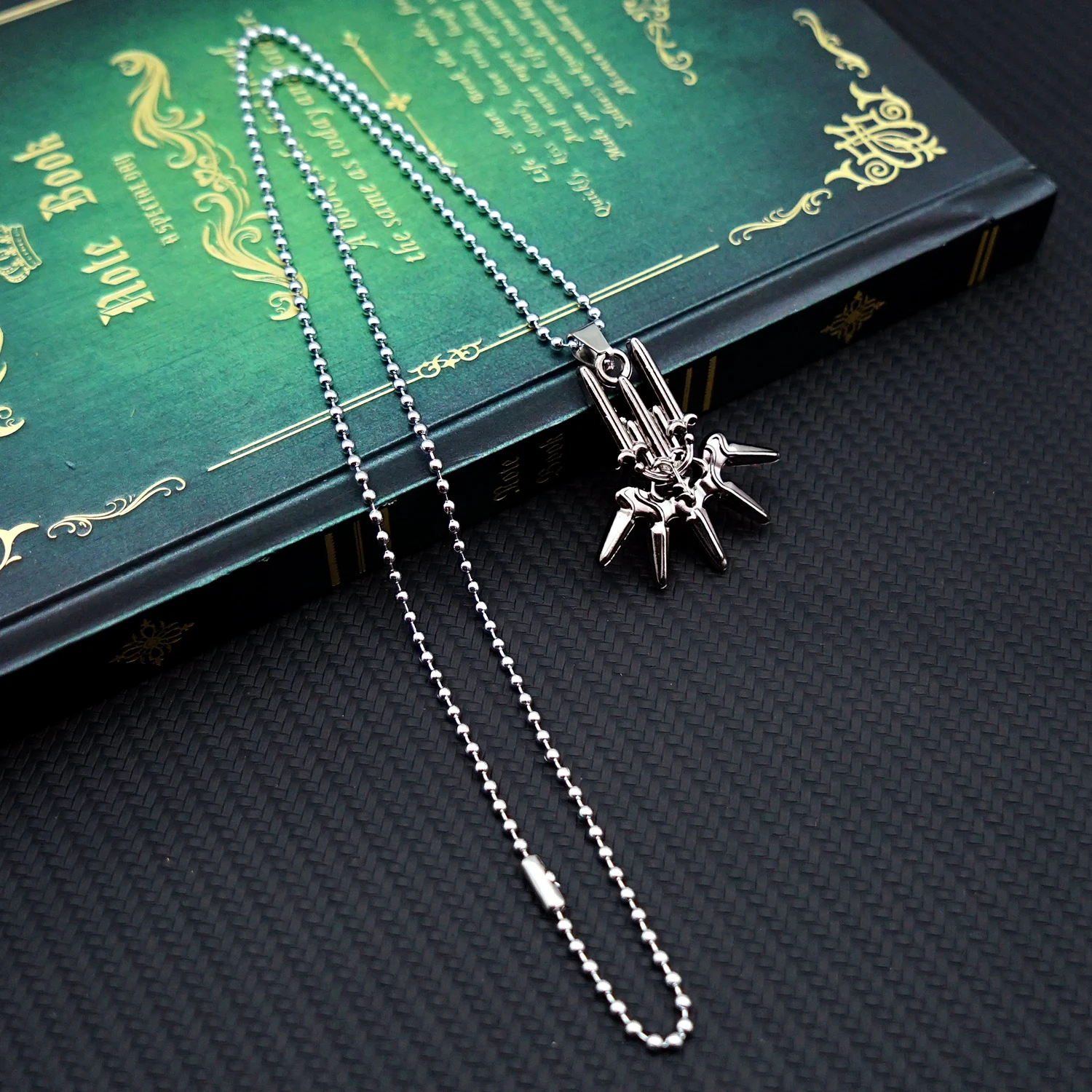 أنيمي NieR Automata YoRHa No.2 نوع B 2B القلائد والمعلقات YoRHa شعار القلائد المعدنية لعبة تأثيري اكسسوارات الشكل الهدايا #4