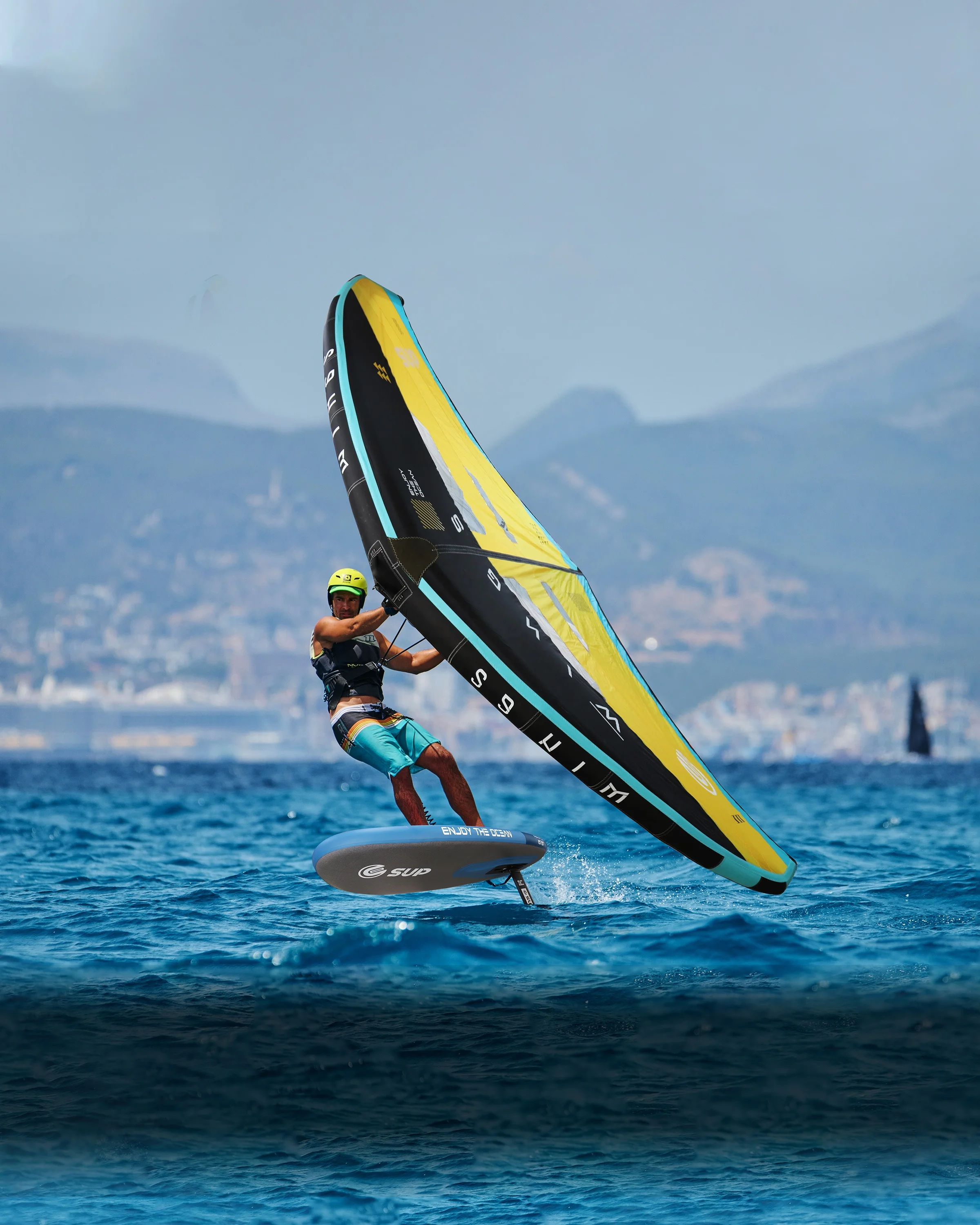 

Inflatable Wing Foil SUP Board-Drop Stitch PVC/EVA Material 6'5x29'5 Size 2-Year Warranty Waterplay Surfing