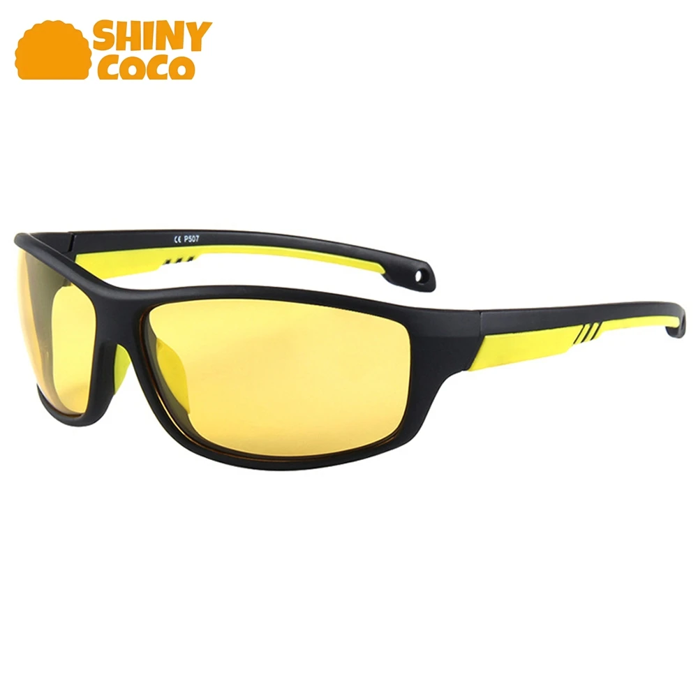 

ShinyCoCo Luxury Brand Outdoor Sports Uv Protection Polarized Light Cycling Sunglasses Night Vision Fishing Sunglasses