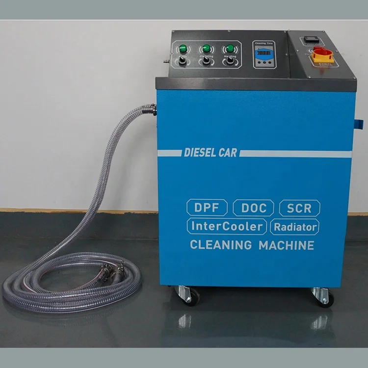 Heating Water High Pressure Mobile Radiator Engine Block Flush Diesel Particulate Filter SCR DOC DPF Cleaning Machine