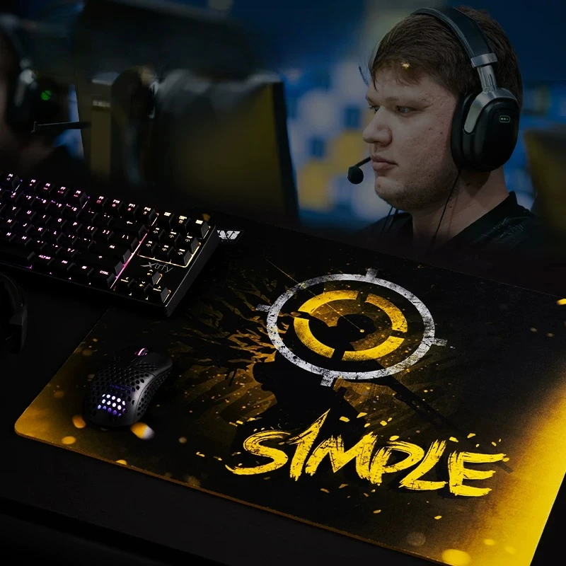 Custom Pro Gamer Inspired Tournament Grade Mousepad, Thickened Esports FPS Gaming Pad for Competitive Tactical Shooter Gift