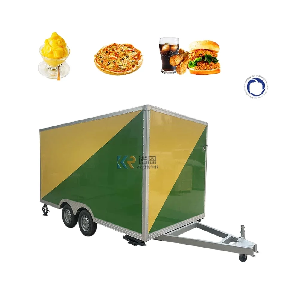 China Fabriek Prijs Food Cart Voor Verkoop Mobiele Keuken Barbecue Voedsel Trailer Met Ce