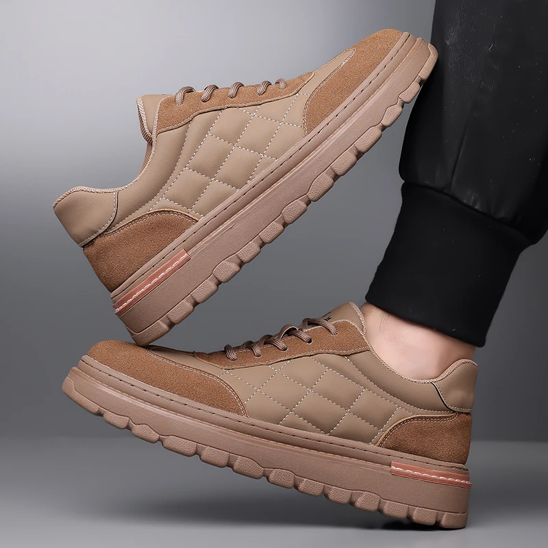 

Новая повседневная мужская обувь. Роскошные модели модных дизайнеров. Модная уличная офисная повседневная рабочая обувь на толстой подошве. 38-44.