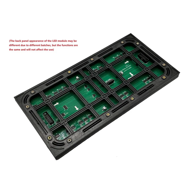 6Pcs P10 Full Color Outdoor LED Module HUB75 SMD3535 32X16 Pixels LED Display Panel 320X160mm 1/4S Driver