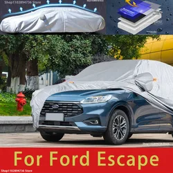 Dla Ford Escape Pełna ochrona na zewnątrz Pokrowce na samochód Osłona przeciwśnieżna Osłona przeciwsłoneczna Wodoodporna Pyłoszczelna Zewnętrzne akcesoria samochodowe