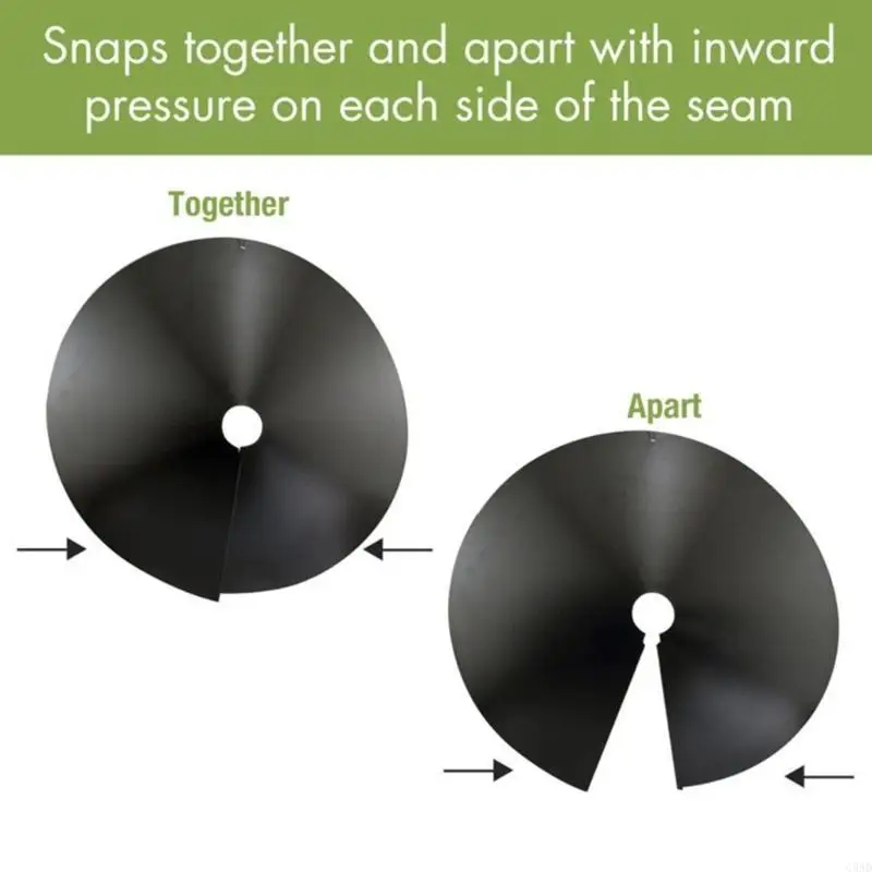 Squirrel Proof Guard Wrap Around Baffle for Bird Feeder Poles New Design Outdoor Stopper 12/14/16/18inch Easy to Use C5AD