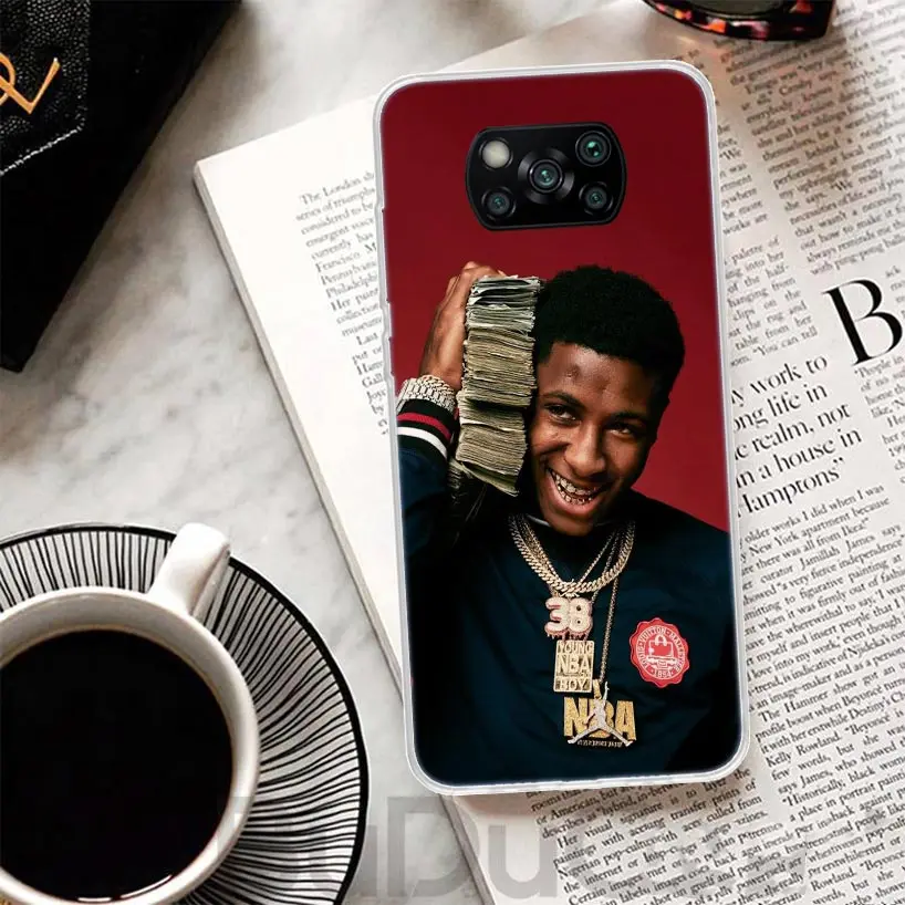 YoungBoy Never Broke Again Cover For Xiaomi Poco X6 X5 Pro X4 Gt X3 Nfc F6 Phone Case F5 F4 F3 F2 F1 M5S M4 M3 Print Shell Housi