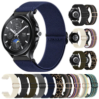 22mm Strap For Xiaomi Watch S4 Sport/S3/S2/S1/Active/Mi Color 2/Watch 2 Pro Nylon Elastic Bracele for Huawei GT 5/4/3/2 Pro band