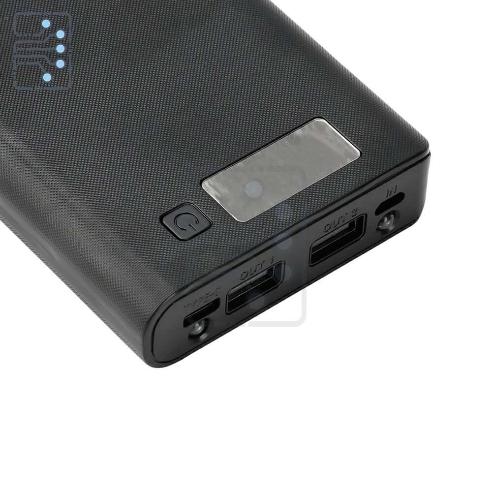 8*18650 Power Bank Power Bank Battery Box Digital LCD Screen Power Bank Case Portable Dual USB Micro Type-C Charging Case