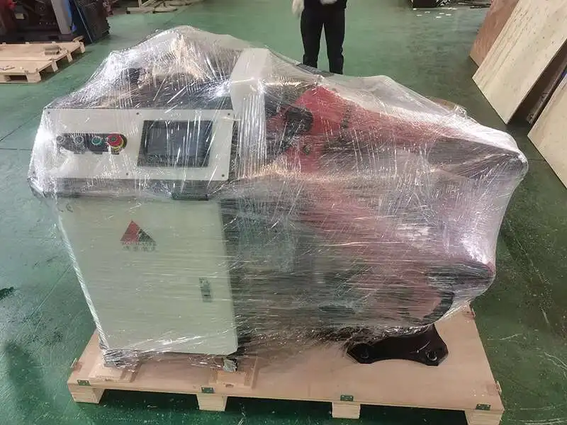 3D Robot Welding Cutting Grinding Hine With Positioner 1500W 3000W 6000W Automatic Programming Robotic Laser Welder Cutter