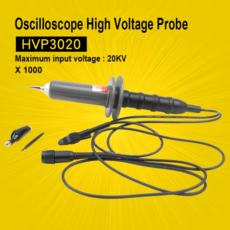 High Voltage Oscilloscope Probe 5 7 10 15 20 KV Proffessional 10MHz Attenuation Ratio Auto Ignition For Automotive Oscilloscope