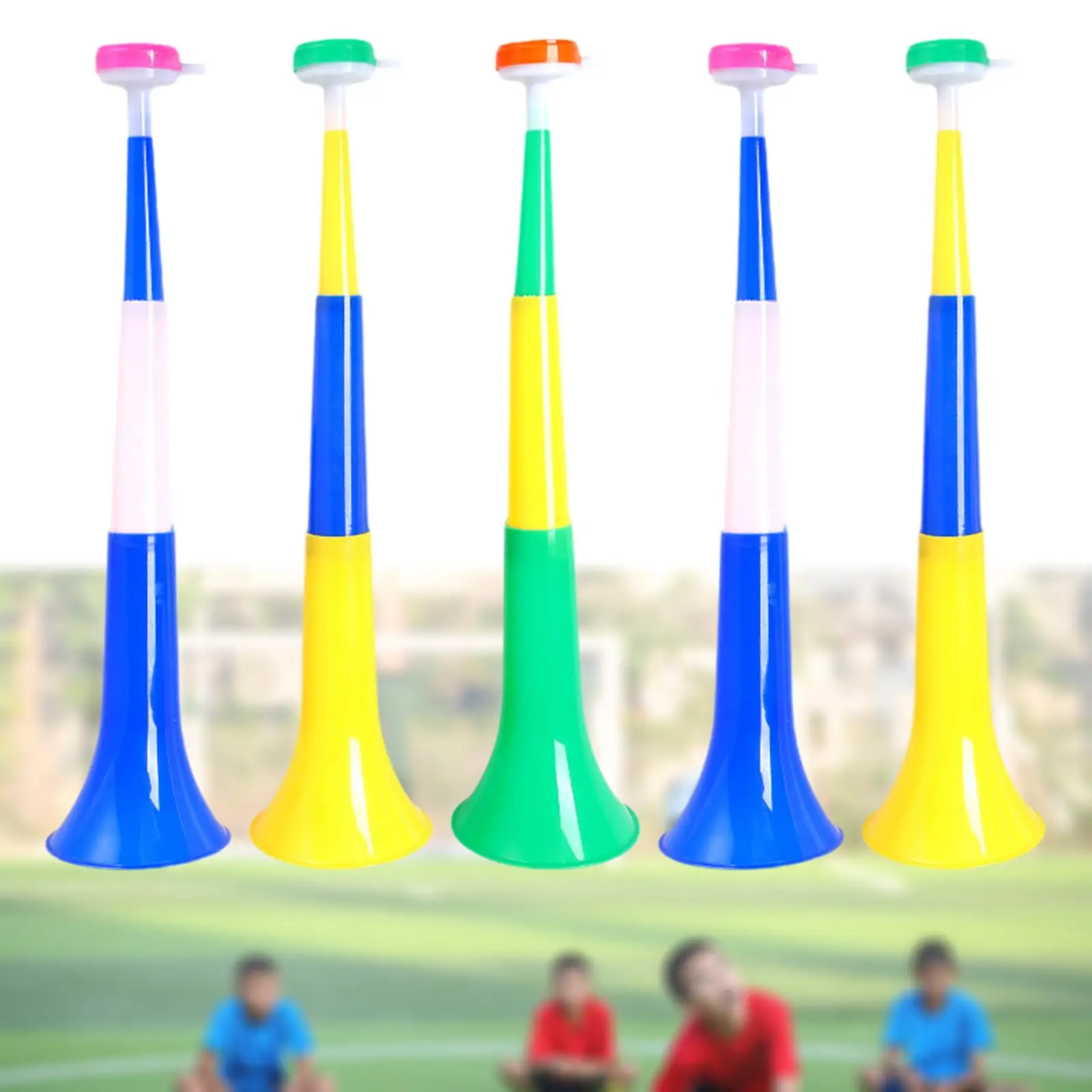 5x Football Loud Noise Makers Noisemakers Soccer Trumpets per gli appassionati di calcio