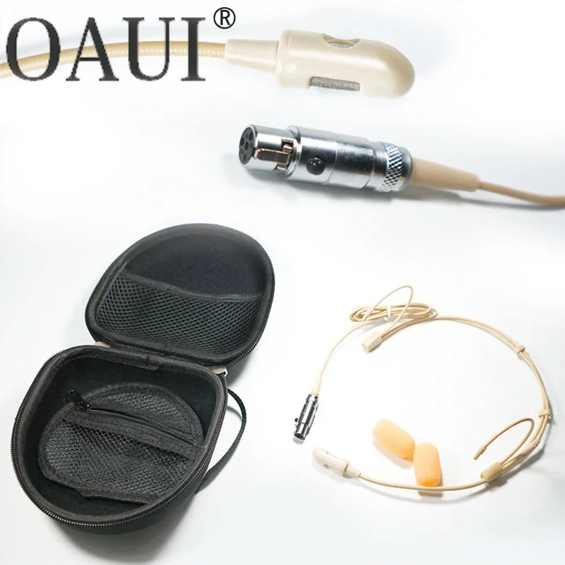 Micrófono de auriculares cardioide para Shure ULX GLX SLX PGX sistema de protección de micrófono inalámbrico TA4F Mini enchufe