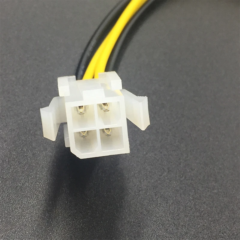 อะแดปเตอร์เชื่อมต่อสายเคเบิลสำหรับต่อขยายแหล่งจ่ายไฟ PC CPU 4ขา20ซม. สำหรับ4Pin