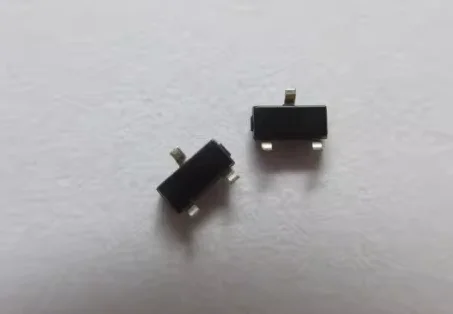Surface mount transistor BAS21 JS with silk-screening, SOT23-3 type, 100 pieces
