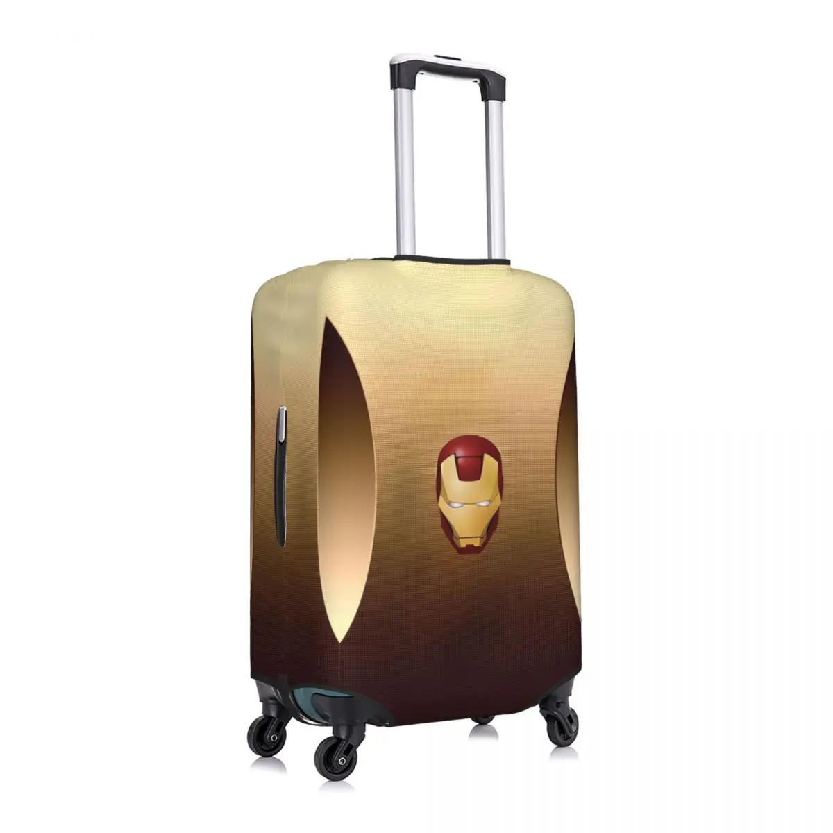 Iron Man 3D Print Suitcase Cover Anime Manga Cruise Trip Protection Flight Elastic Luggage Accesories