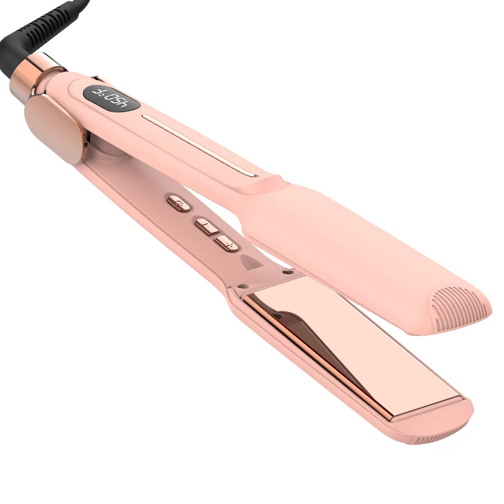 

SMET Trending Wholesale Best Price Professional Salon Hair Straightener Titanium Flat Iron Infrared With 450F Hair Straightener