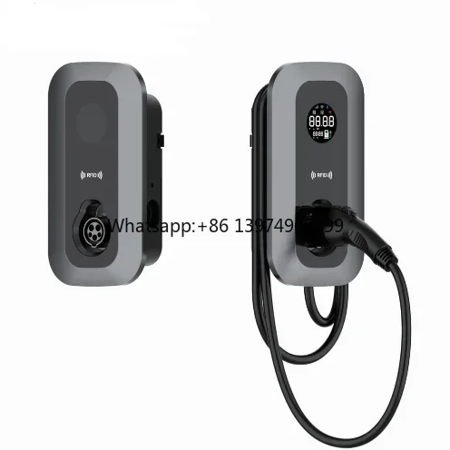 JET JETZQ 9.6KW Type1 EV Charger Gun 40/48A J1772 Wall-Mounted Solar Charging Station with 5m SAE Cable New Condition