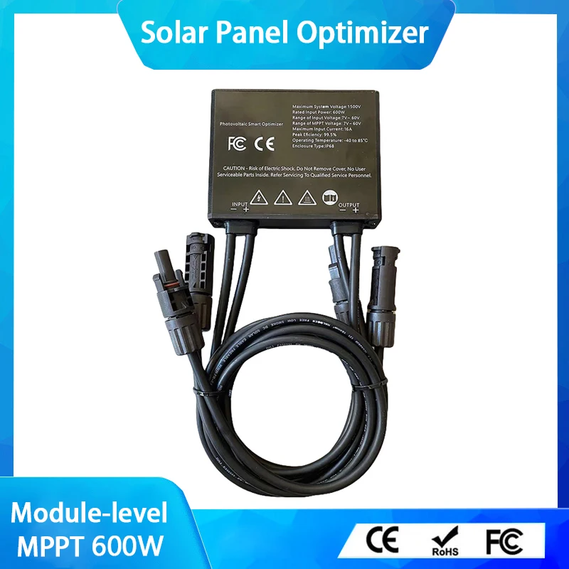 Solar Optimizer 600W Metal Optimizer MPPT tracking module to deal with occlusion issues to improve power generation efficiency