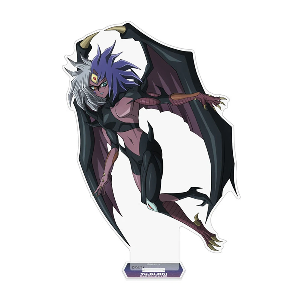 15cm 7PCS Game Anime Yu-Gi-Oh! Duel Monsters GX Keychain Acrylic Stand Model Figure Goods Character Gifts Decoration Character