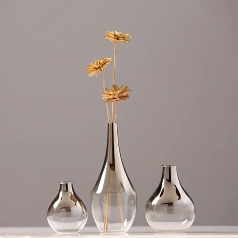 

Living Room Decoration Home Decorations Accessories Vase Home Decor ваза Maison декор дома Glass Flower Pot Doniczka Maceta