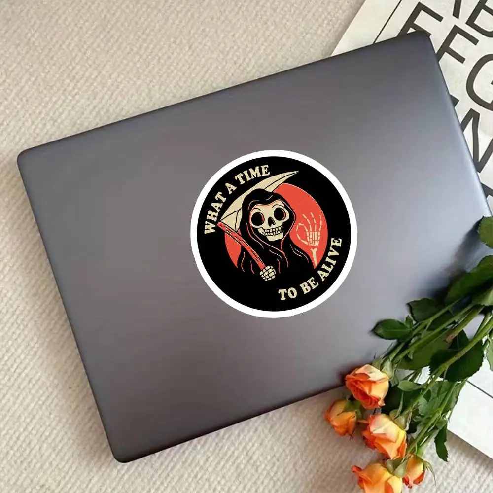 ما وقت أن تكون على قيد الحياة ملصق ملصقات مقاومة للماء لتزيين نوافذ السيارات والدراجات النارية وأجهزة الكمبيوتر.