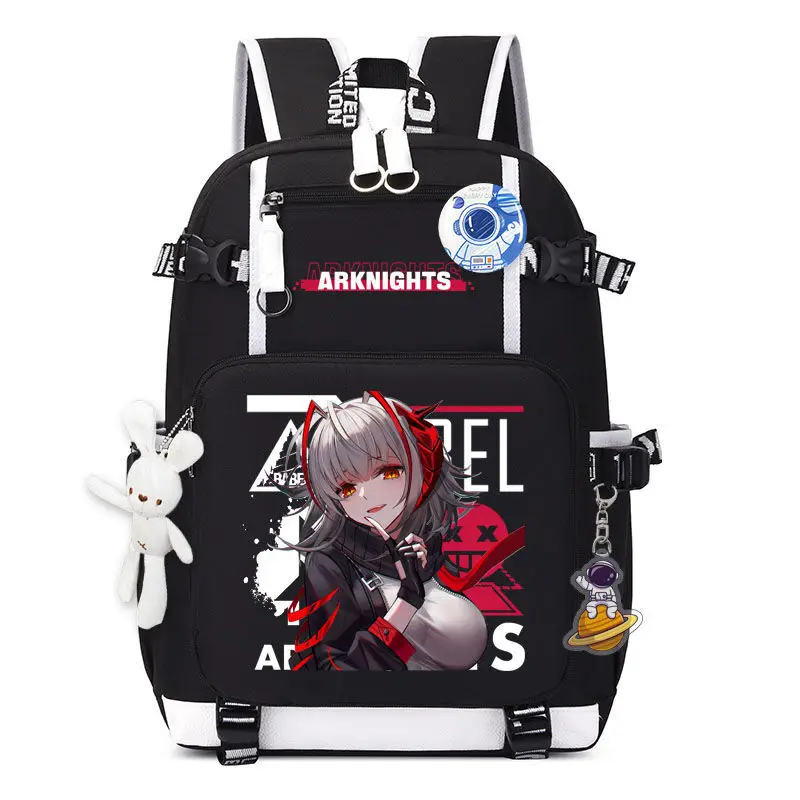 Arknights Anime Collaboration Backpack Cute Ultra-Light 3D Large Capacity Amiya Talula Double Shoulder Bag Anime