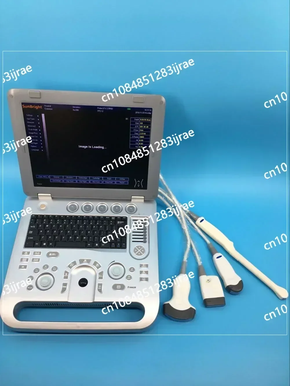 Portable 3d Ultrasound Machine Medical Scan Digital Pseudo Color Usg 4d Optional Ecography